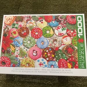 Christmas Donut Party Puzzle